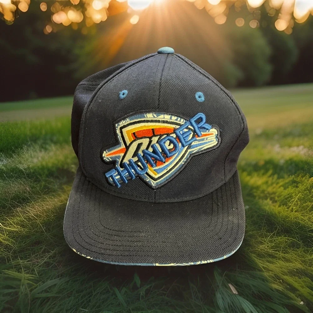 OKC Thunder Adidas‎ NBA SnapBack 1 Size Fits Most Youth Cap Oklahoma Basketball